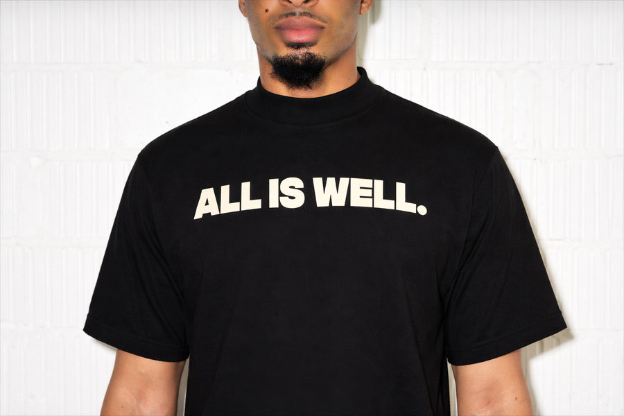 Oversized Luxe T-Shirt — Black