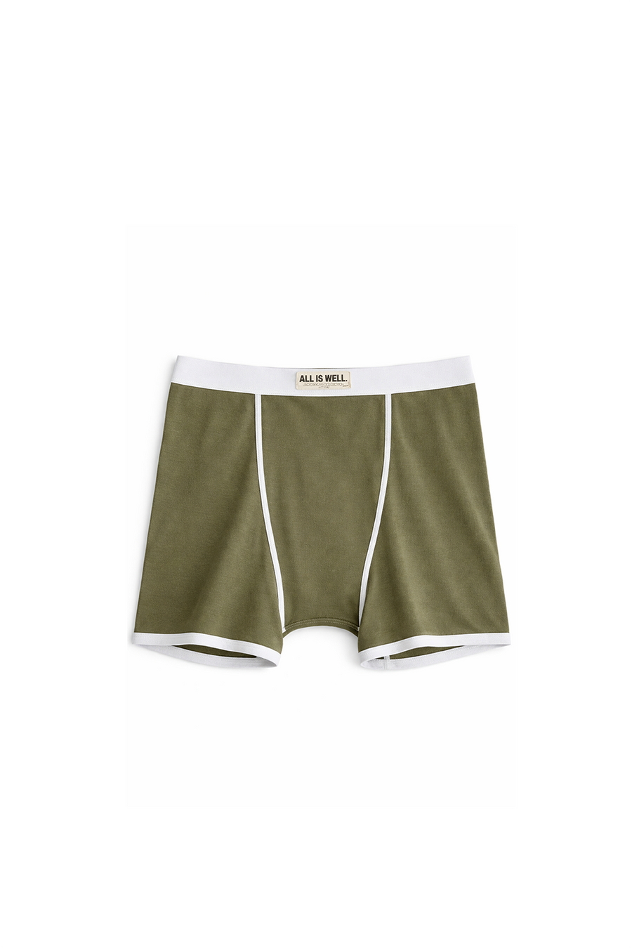 CloudSoft Boxer Briefs – Unisex — Olive Green